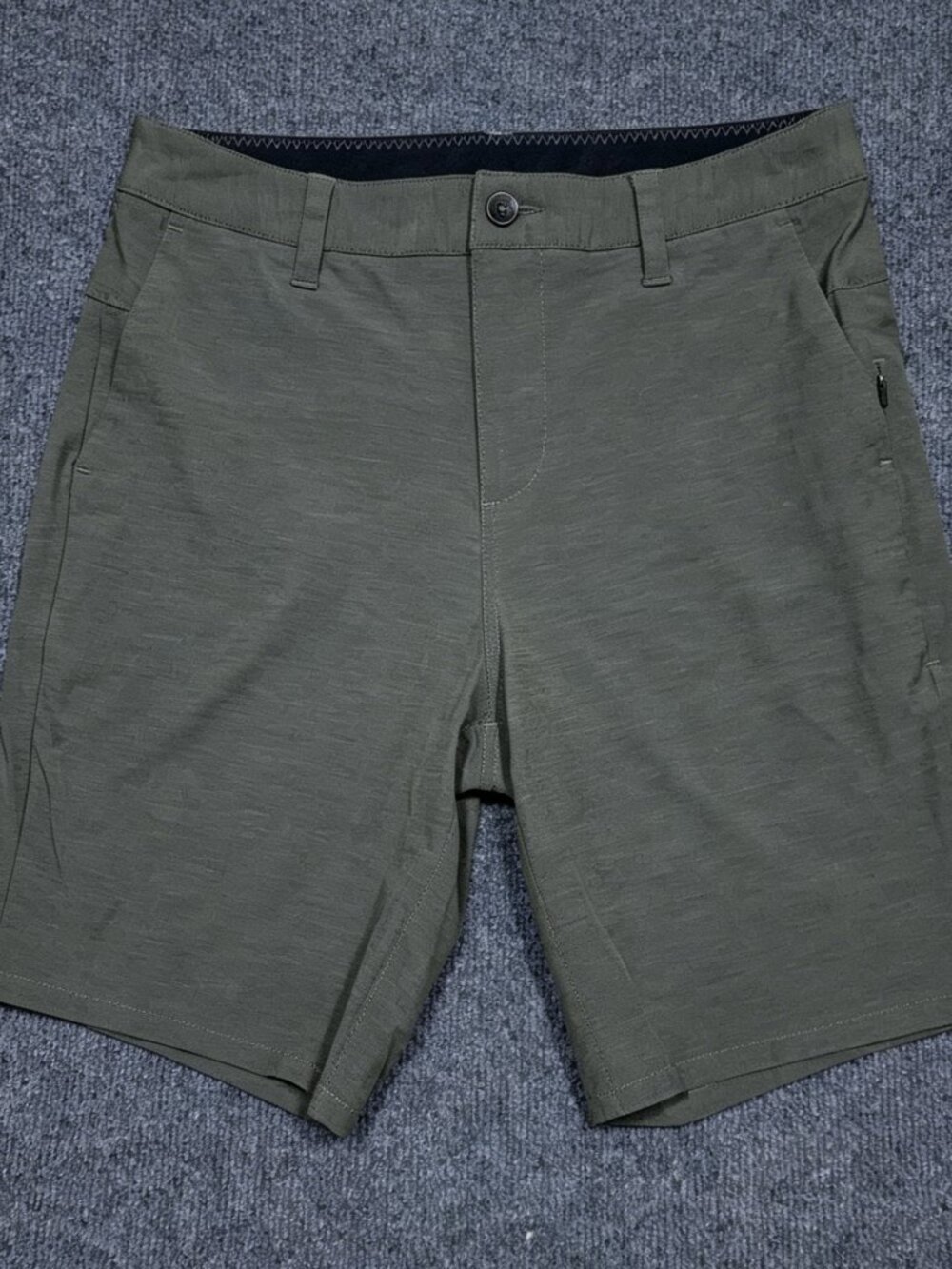 Vuori Shorts Mens 30 Green Performance Golf Stretch Zip Pocket Lightweight - Picture 4 of 5